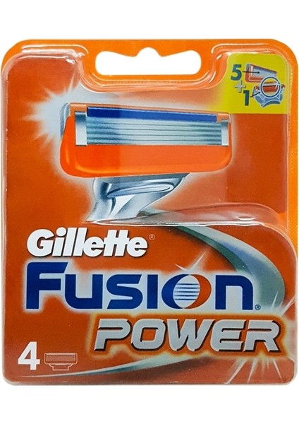 Fusion Power Yedek Tıraş Bıçağı 4'lü
