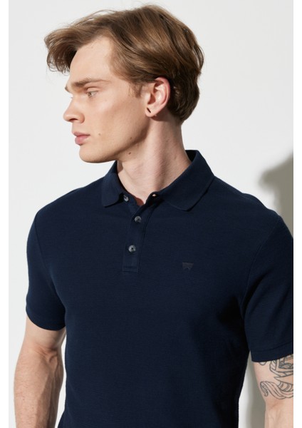 Regular Fit Normal Kesim %100 Pamuk Polo Yaka Haki Tişört fırsatları