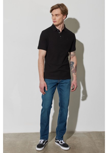 Regular Fit Normal Kesim %100 Pamuk Polo Yaka Haki Tişört modelleri