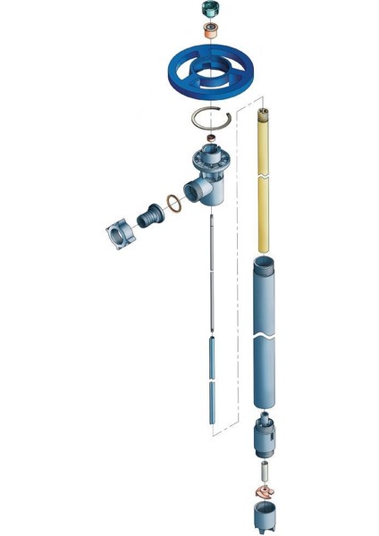 HD-PVDF-1200 Varil Pompa Borusu