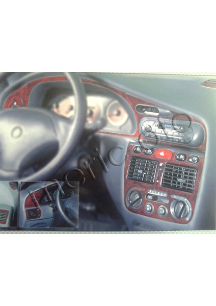 Meriç® Fiat Siena Ön Torpido Kaplama Maun 13 Parça 1998-2002