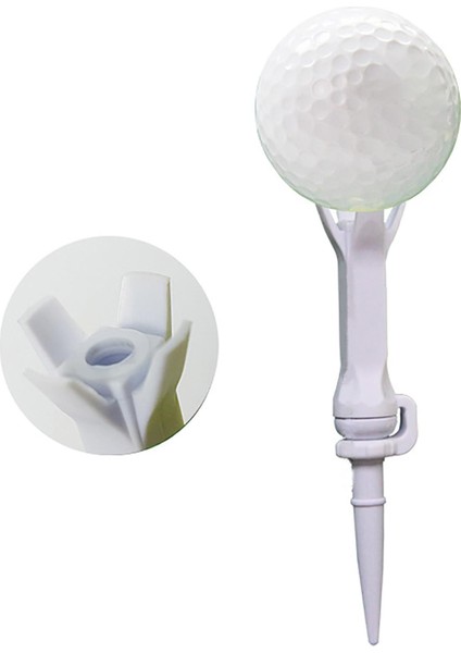 Döndürülebilir Golf Tees 3 Adet (Yurt Dışından)