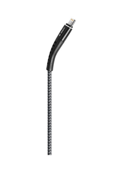 2DKX01LS Extremecable Ekstra Dayanıklı 150CM Şarj Kablosu Siyah