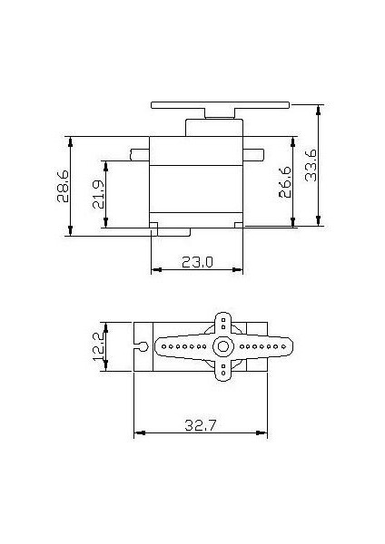 MG90S Metal Servo Motor modelleri