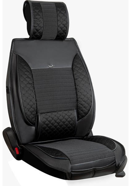 seat Cordoba Lüx Deri Oto Koltuk Kılıfı Ön Arka Takım (Elit) Tam Siyah fırsatları