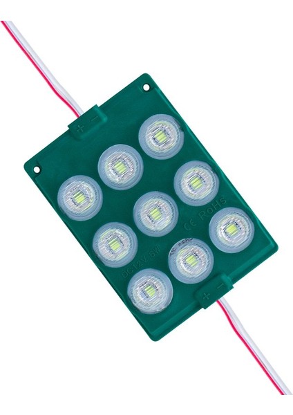 Modül LED 12V 0.6W Yeşil Flaşlı Yanıp Sönen 7860-2835 (20 Adet)