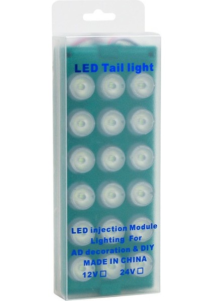 Modül LED 12V 6W Yeşil 18 Ledli Yanıp Sönen 2li Paket 13960-2835 (Flaşör) fiyatları