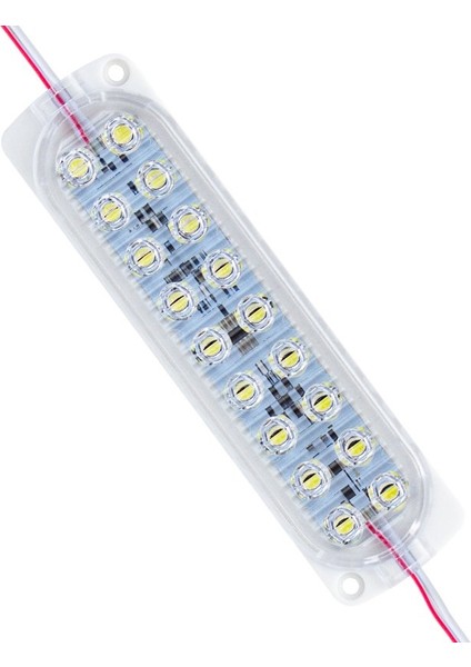 Modül LED 12V 3.6W Soğuk Beyaz Flaşlı Yanıp Sönen 2835 (20 Adet)