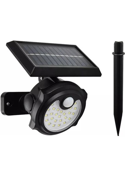 SH-1705A 26 Ledli Sensörlü 3 Modlu Solar Indiksiyon Duvar Lambası