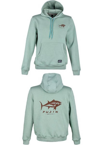 Tuna Hoodie Mint Sweatshirt Erkek