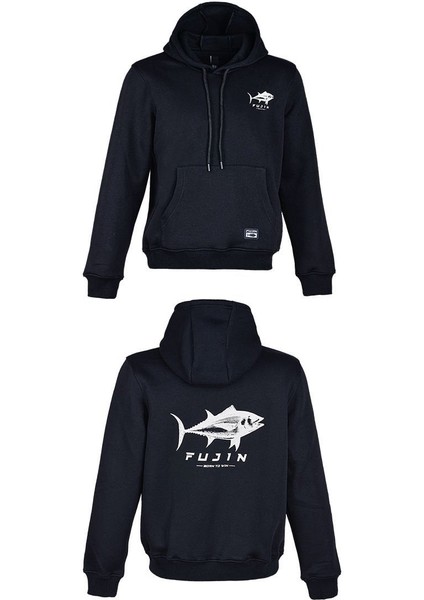 Tuna Hoodie Black Sweatshirt Erkek