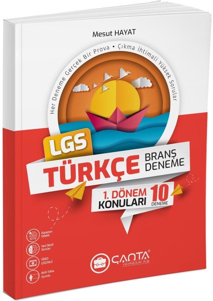 Çanta Yayınları 8. Sınıf Türkçe 1. Dönem LGS Branş Deneme