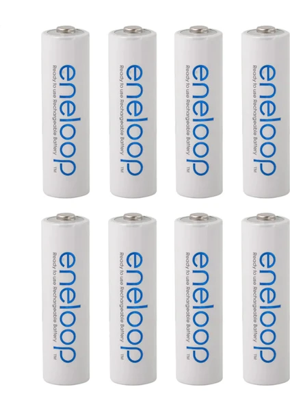 Eneloop 8'li 1900 Mah 1.2V Aa Şarj Edilebilir Pil