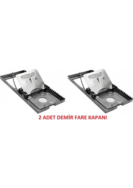 Fare Kapanı Haşere Kapanı Kurulabilir Yaylı 2 Adet