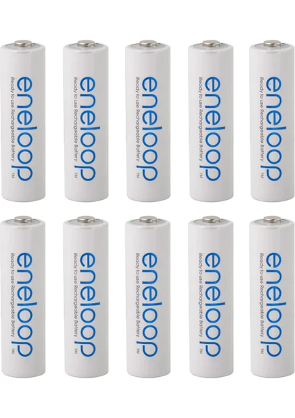 Eneloop 10'lu 1900 Mah 1.2V Aa Şarj Edilebilir pil