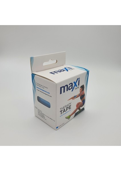 Maxi Sporcu Bandı Kinesio Tape Mavi Renk
