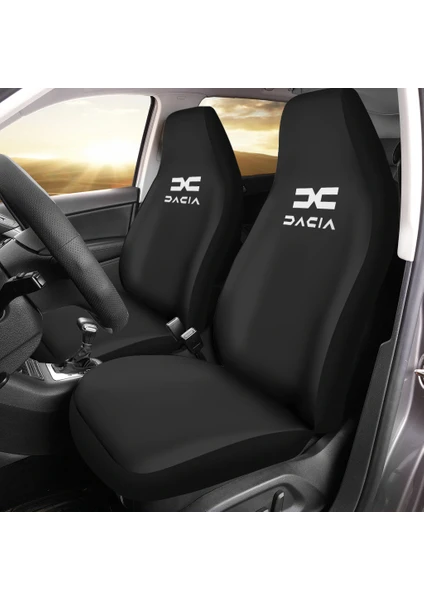 Dacia Duster  Araca Özel Oto Koltuk Kılıfı Pro - Siyah Yeni Logolu ( Yeni Tasarım - Yeni Fit Kalıp )