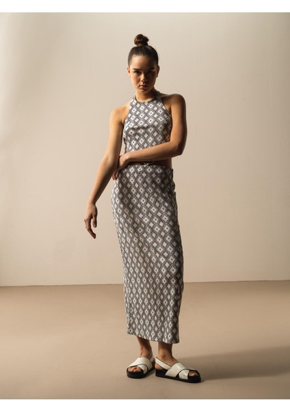 Regular Fit Desenli Etek