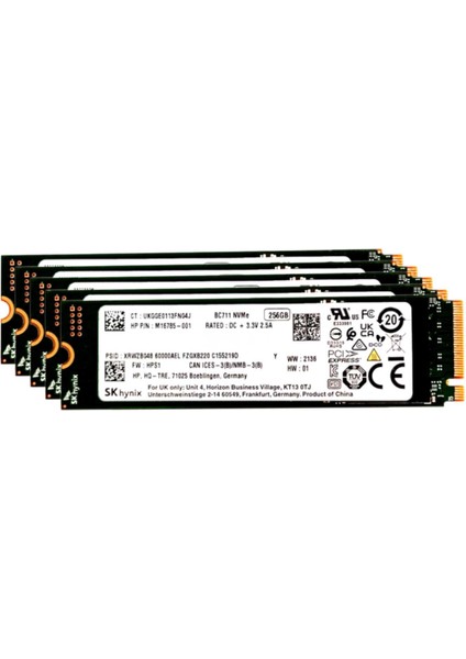 256GB 5'li M.2 Nvme SSD