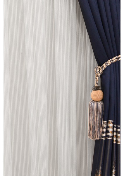 Tek Kanat Gerçek Kalın Zincir Desem Etekleri Kurşunlu 1-3 Sık Pile Kruvaze Tül Perde fiyatları