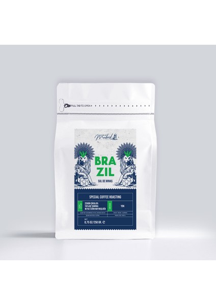Brazil Sul De Minas Çekirdek Kahve 250G