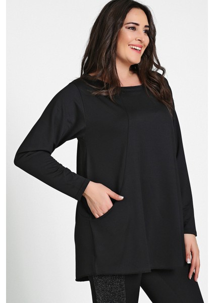 Cepli Parçalı Tunik Siyah fiyatları