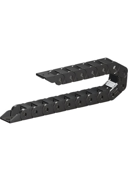 S20 Açık Seri 12X20MM Sabit Çıta Hareketli Kablo Kanalı 1 Metre Palet Takviyeli Kablo Kanalı