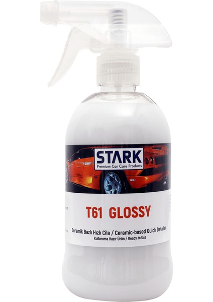 T61 Glossy Seramik Bazlı Hızlı Cila 500ML
