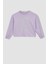Kız Çocuk Crop Bisiklet Yaka Sweatshirt Z1966A622WN 5
