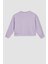 Kız Çocuk Crop Bisiklet Yaka Sweatshirt Z1966A622WN 7