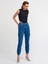 70814 Arkası Lastikli Jogger Pantolon-Mavi 1