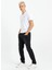 Normal Bel Dar Paça Füme Erkek Pantolon Jeans 2