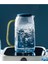 Mavi El Üflemesi Borosilikat Isıya Dayanıklı Cam Sürahi 1500ML 2