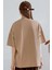 But First Coffee Camel Oversize Salas Boyfriend Kadın T-Shirt 3
