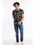 Tshirt Erkek Siyah Tshirt 21601-02 5