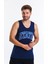 Men Tank Top Erkek Lacivert Atlet 22967-04 4