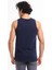 Men Tank Top Navy Erkek Atlet 21643-15 2