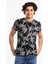 Tshirt Erkek Siyah Tshirt 21601-02 2