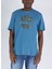 Ss Tree Logo Camo Tee Erkek Mavi Tshirt TB0A68VHDJ51 1