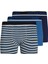 Wilson Trunks 3 Pack Erkek Lacivert Boxer 12212465-04 1