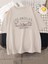 Bej Los Angeles Baskılı Oversize T-Shirt 1