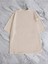 Bej Los Angeles Baskılı Oversize T-Shirt 3
