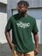 Yeşil Toxic Baskılı Oversize T-Shirt 1