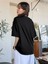 Siyah Raw Baskılı Oversize T-Shirt 4