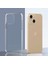 Apple iPhone 13 Mini 5.4 Kılıf Darbe Korumalı Şık Görünüm Sert Şeffaf Kenarları Silikon Kapak 3