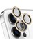 iPhone 11 Pro Max Kamera Lens Koruyucu Cam Metal Kenarlı 3lü Set 2