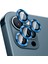 iPhone 11 Pro Max Kamera Lens Koruyucu Cam Metal Kenarlı 3lü Set 5