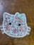 10X11 cm Güpürlü Boncuklu Nakış Işleme Kedi Aplike Arma Yama Dikiş Aksesuarı 1