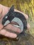10X7 cm Ütü Ile Yapışan Taşlı Siyah Beyaz Balık Aplike Arma Yama Aksesuar 1