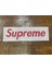 19X6 cm Ütü Ile Yapışan Nakış Işleme Supreme Yazılı Aplike Dikiş Aksesuarı 1